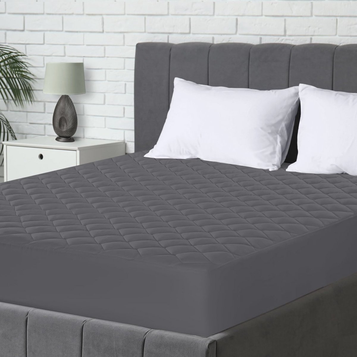 Gewatteerde Matrasbeschermer 150x200cm met Diepe Zakken en Comfortabele Pasvorm