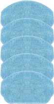 5-stuks stofzuiger dweilpads - Nat gebruik dweilpads - Vloerreiniging - Wasbaar en herbruikbaar - Geschikt voor MAMNV ZCWA Robotstofzuiger Accessoires - Stofzuigeraccessoires - Reiniging - Poetslappen - Accessoires - Blauw