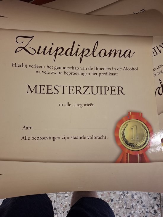 Mega Kartonnen Deurbord Meesterzuiper