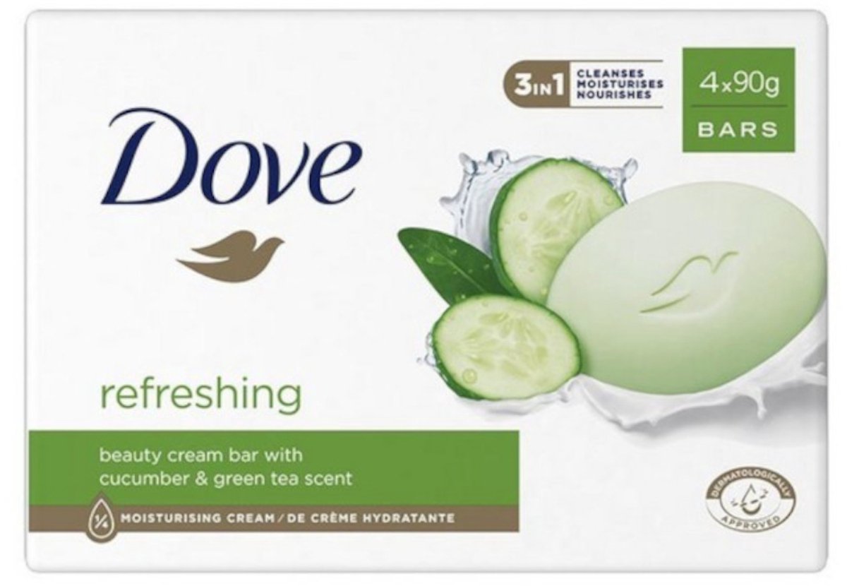 Goedkoopste Dove Zeep - Go Fresh Touch 4 x 100 gram