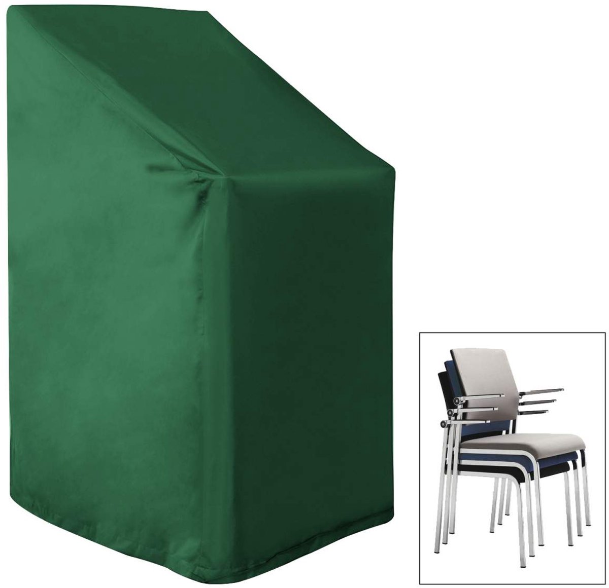 warraich-Waterdicht groen dekzeil voor tuinstoelen – UV-bestendig en slijtvast