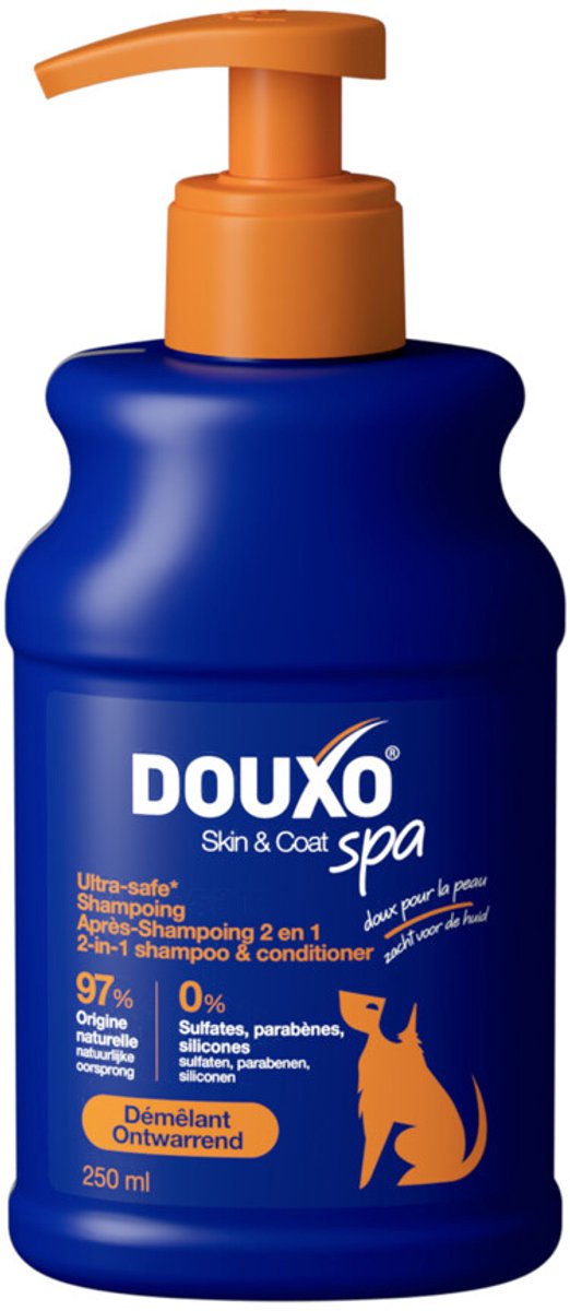 DOUXO SPA 2in1 Hondenshampoo & -Conditioner - 2 x 250 ml - Voordeelverpakking