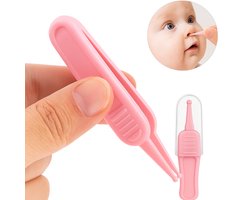 Snotpincet Baby I Neusreiniger I Neuspeer I Nose Cleaner I Snot Verwijderen I Met Dopje I Roze