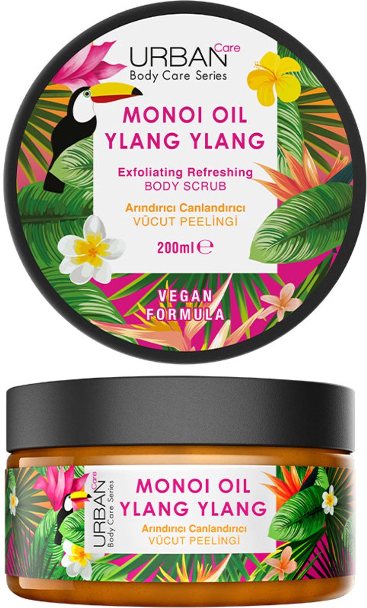 Urban Care Monoi & ylang ylang exfoliating body scrub 200 Milliliter