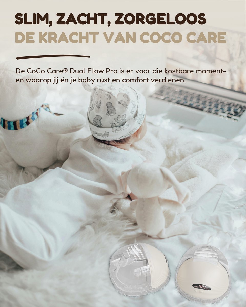 CoCo Dual Flow Pro - Handsfree Borstkolf thumbnail 3