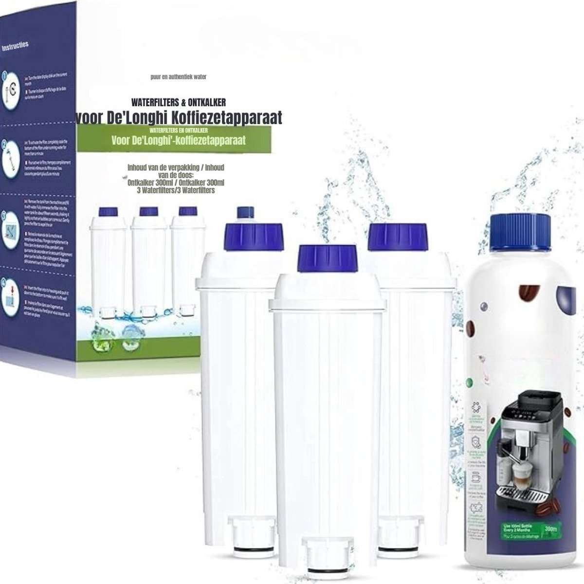 Thuys – Waterontkalker – Professionele Waterontharder Magneet – 19 x 12 x 10cm – Wit