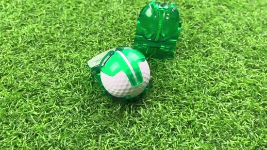 Stripe golfbal lijnmarker met pen voor uitlijning
