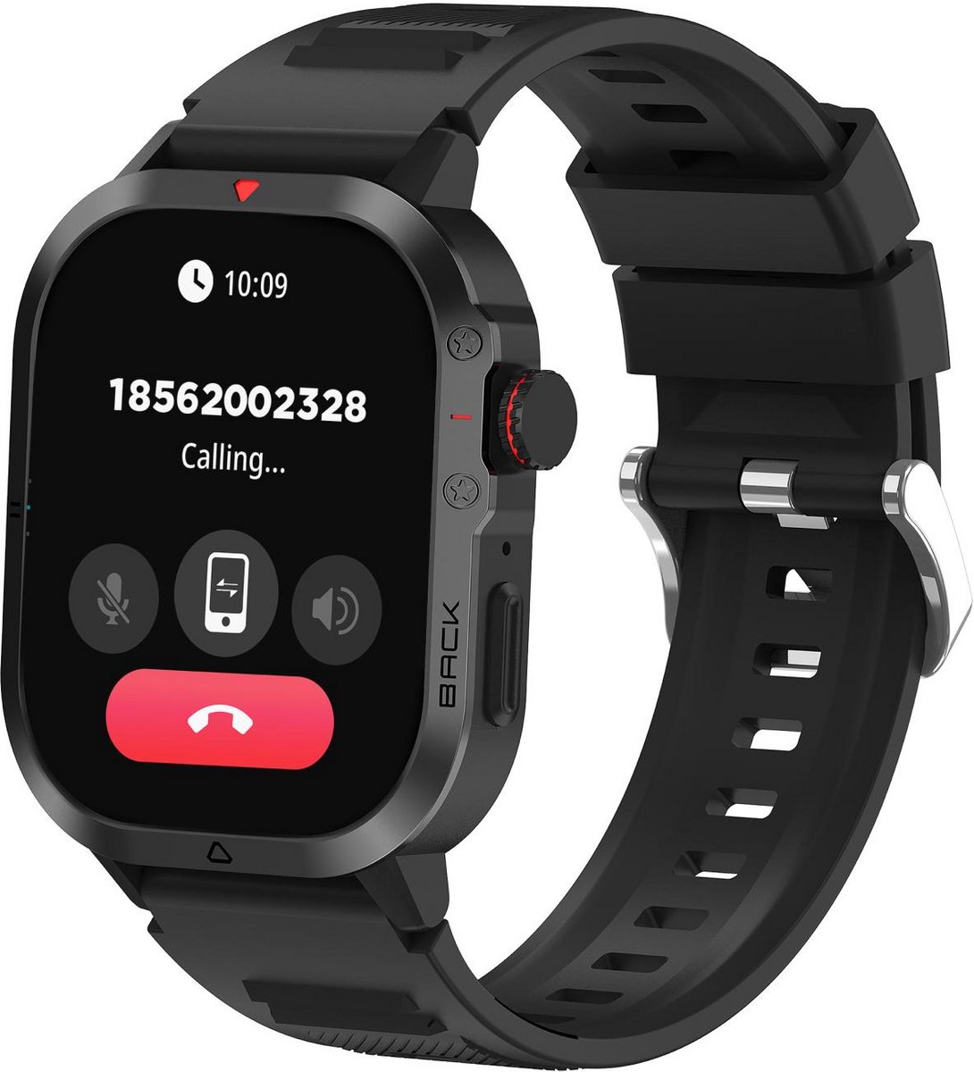 Smartwatch (oproepen beantwoorden en beantwoorden), 1,8 inch smartwatch met geïntegreerde Alexa, smartwatch voor dames/heren met hartslag/slaap/SpO2, tracker met 100 sportmodi, waterdicht IP68
