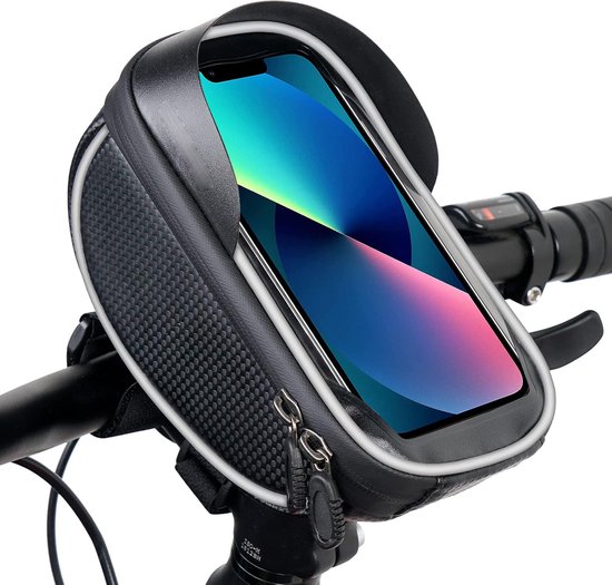 Fietstas - Fietstassen - LB-440 Fiets Mobiele Telefoonhouder - Waterdicht Fiets stuur Houder Geschikt voor telefoons onder 6.5 inch van Lifebee — afbeelding 4