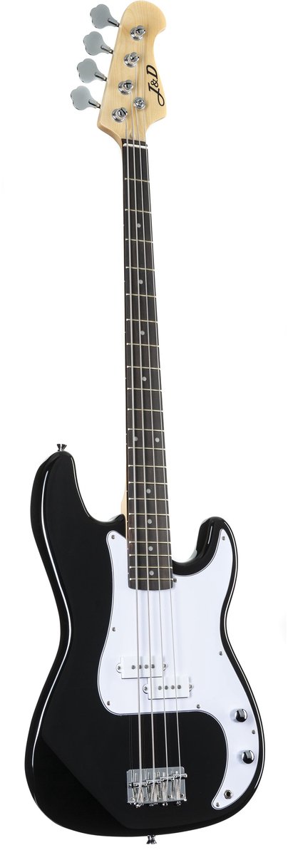 J & D PB II Black - Elektrische basgitaar