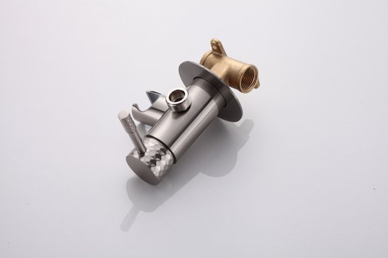 WEBO Bidet Bidetset met handdouche warm/koud– Mat zwart – Hygiënisch Toiletvergroting