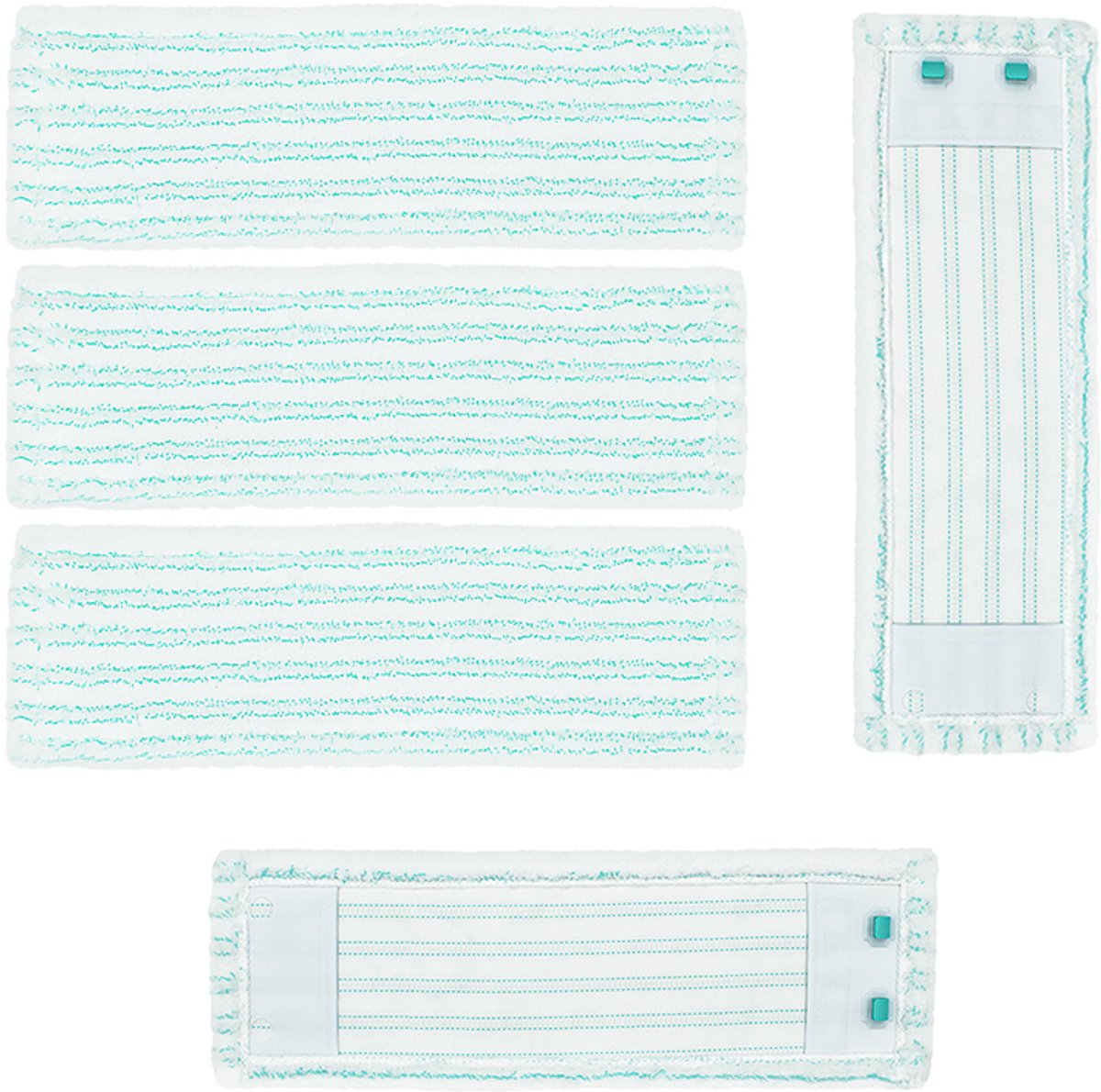 Geschikt voor Leifheit Profi XL dweilpads - microvezel dweilpads - 5 stuks