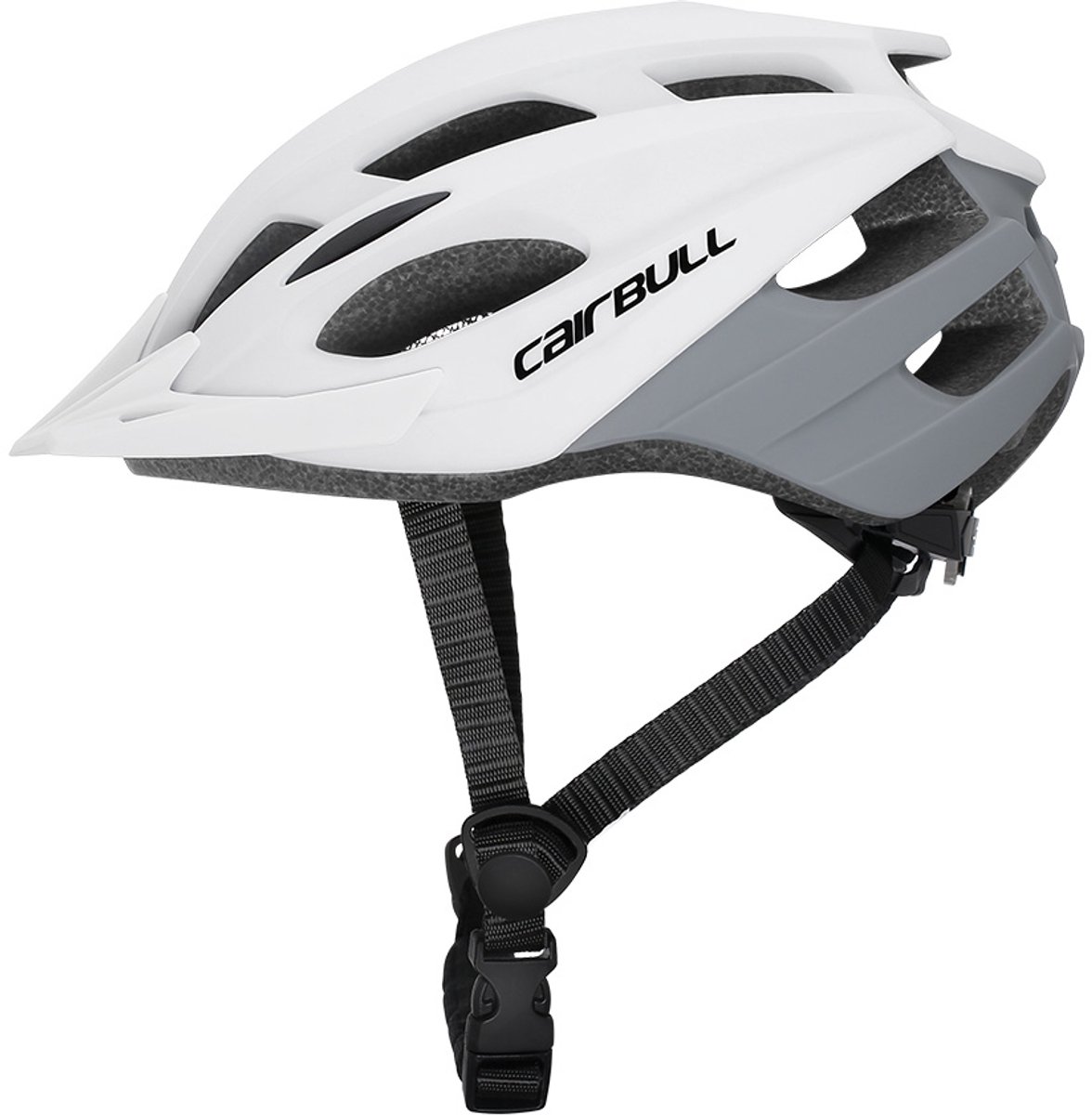 Fietshelm voor volwassenen, lichtgewicht unisex fietshelm, Airflow fietshelm - M/L(55-61CM) -Wit