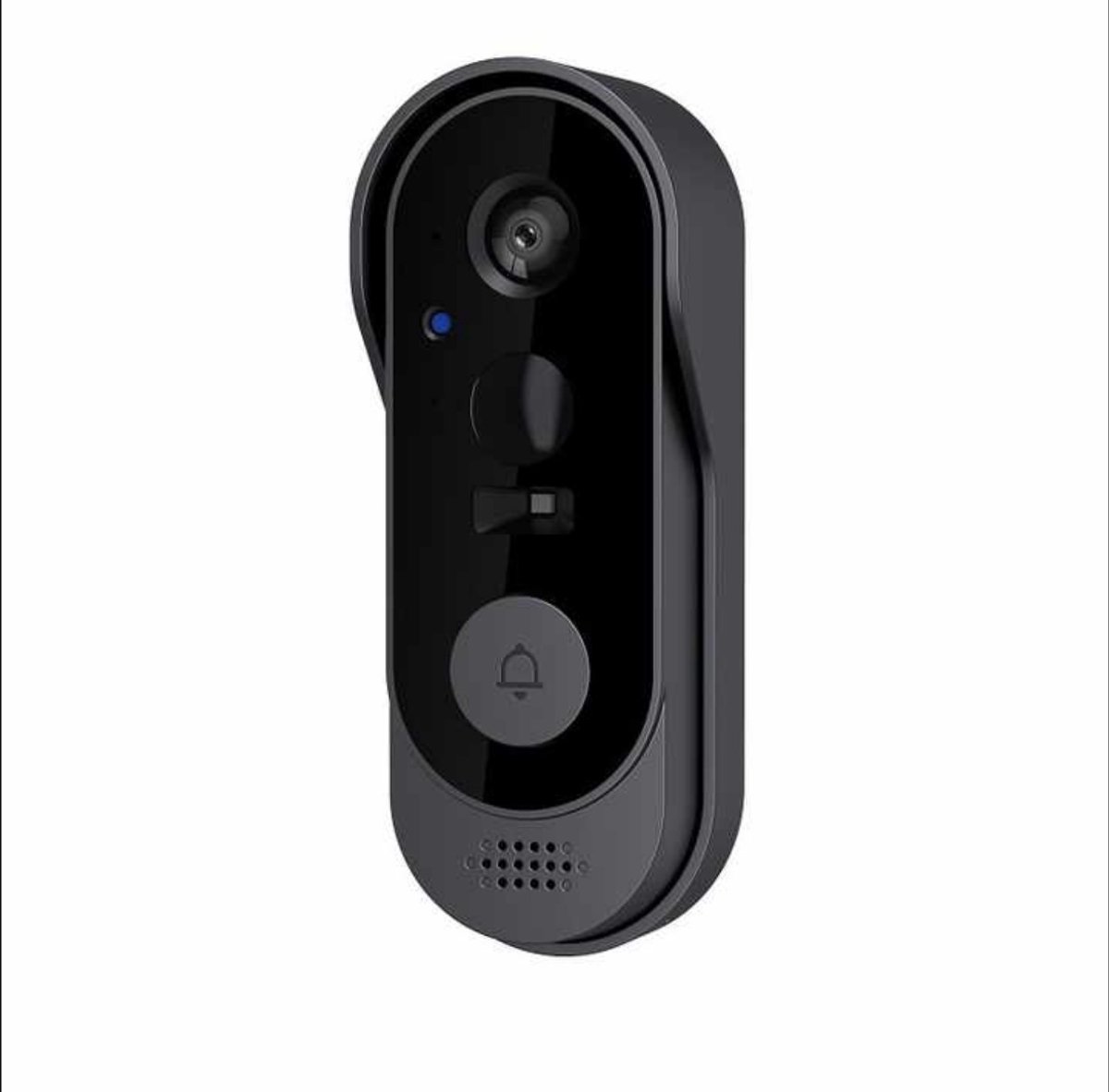 Slimme - Video Deurbel - Draadloos WiFi - 720P HD Camera - Zonder abonnement - Nachtzicht - Waterdicht IP65 - Bewegingsdetectie - Zwart