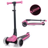 Lamborghini Kinderstep - met Verlichting - Opvouwbaar - 3 tot 6 jaar - Roze