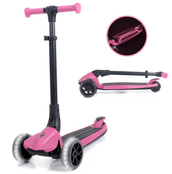 Trottinette Enfant Rose Pliable Oxeo - 2 Roues - Bon état