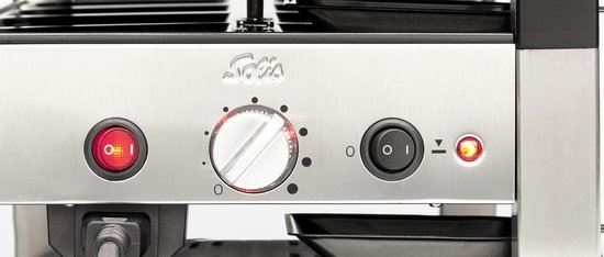Solis Raclette & Pizza Grill - Gourmetstel 4 Personen - Raclette Gourmet Stel - Tafelgrill met 4 Verschillende Functies — afbeelding 5