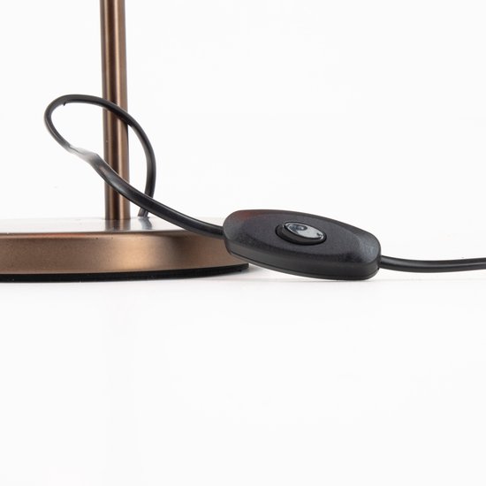 Lampe de table EGLO Swaby - E27 - 46,5 cm - Bronze