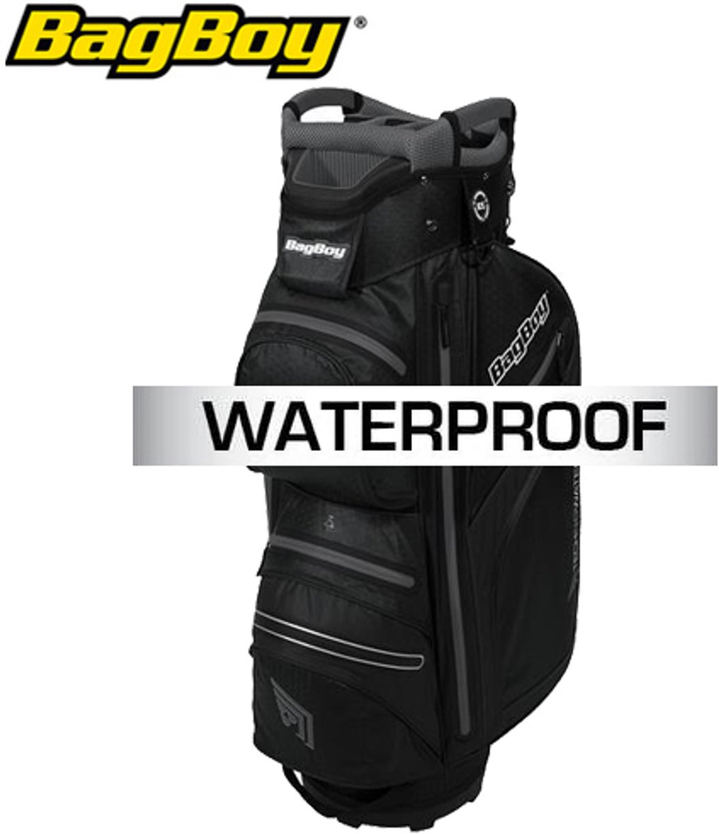 BagBoy DG-DRI waterdichte golftas - cartbag (zwart-grijs)