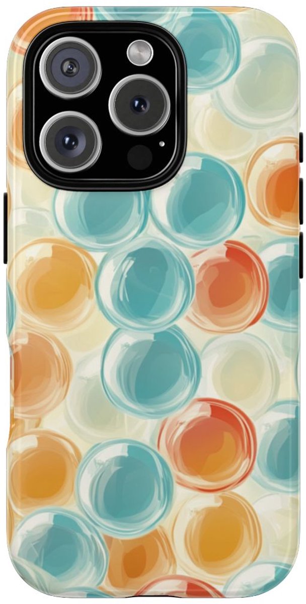 Kleurrijk Bubbeltjespatroon – Telefoonhoesje Geschikt voor iPhone 16 Pro