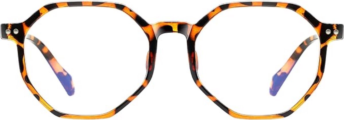 Lexium Blauw licht bril zonder sterkte - Blauw Licht Bril - Computerbril - Blue Light Glasses - Blauw Licht Filter Bril - Beeldschermbril - Met Brillendoekje - Unisex - Transparant - Game bril - Bril tegen vermoeide ogen - Bril computer/tv schermen