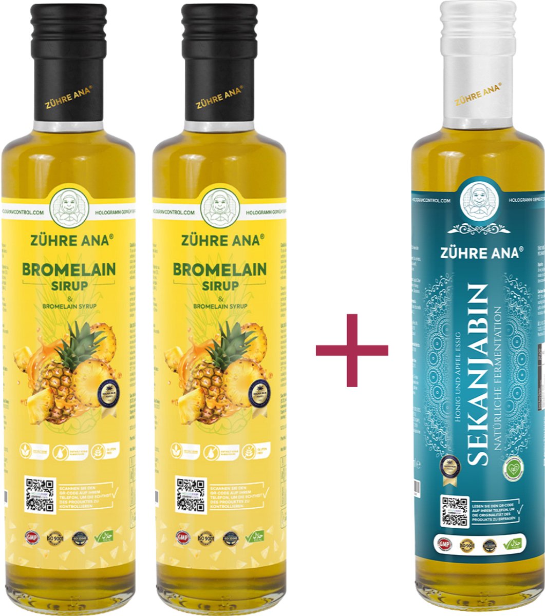 Zühre Ana Bromelaïne Detox Siroop - Sirkencubin Azijn