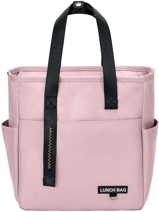 Rainbecom - Koeltassen – Lunchtas – 27x15x28 cm – 11.3 Liter - Roze - Isolatie - 600D Kationisch Polyester - Handvat Riem - EVA Koeltas - Lunch Bag - Geïsoleerde Koeltas - Picknicktas