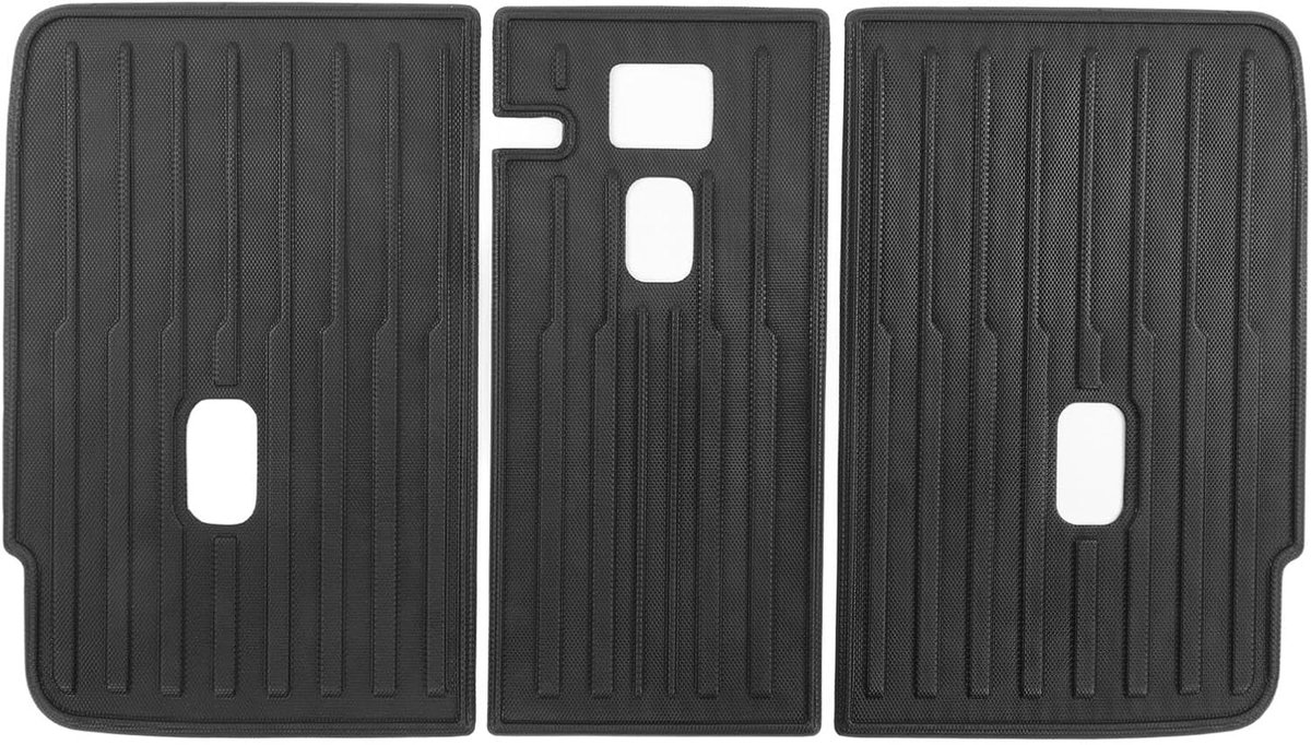 Image of Achterbankbeschermer voor Model Y 2020-2023, All Weather TPE Tweede Zitrij Achtercover, Waterdichte Rugleuningmatten Model Y Accessoires, 3 Stuks