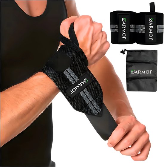 Bracelets De Musculation En Cuir – Avec Poignets – Large