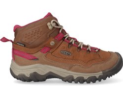 Keen - Targhee IV Mid Dames Wandelschoenen Bison/Beaujolais - Maat 38