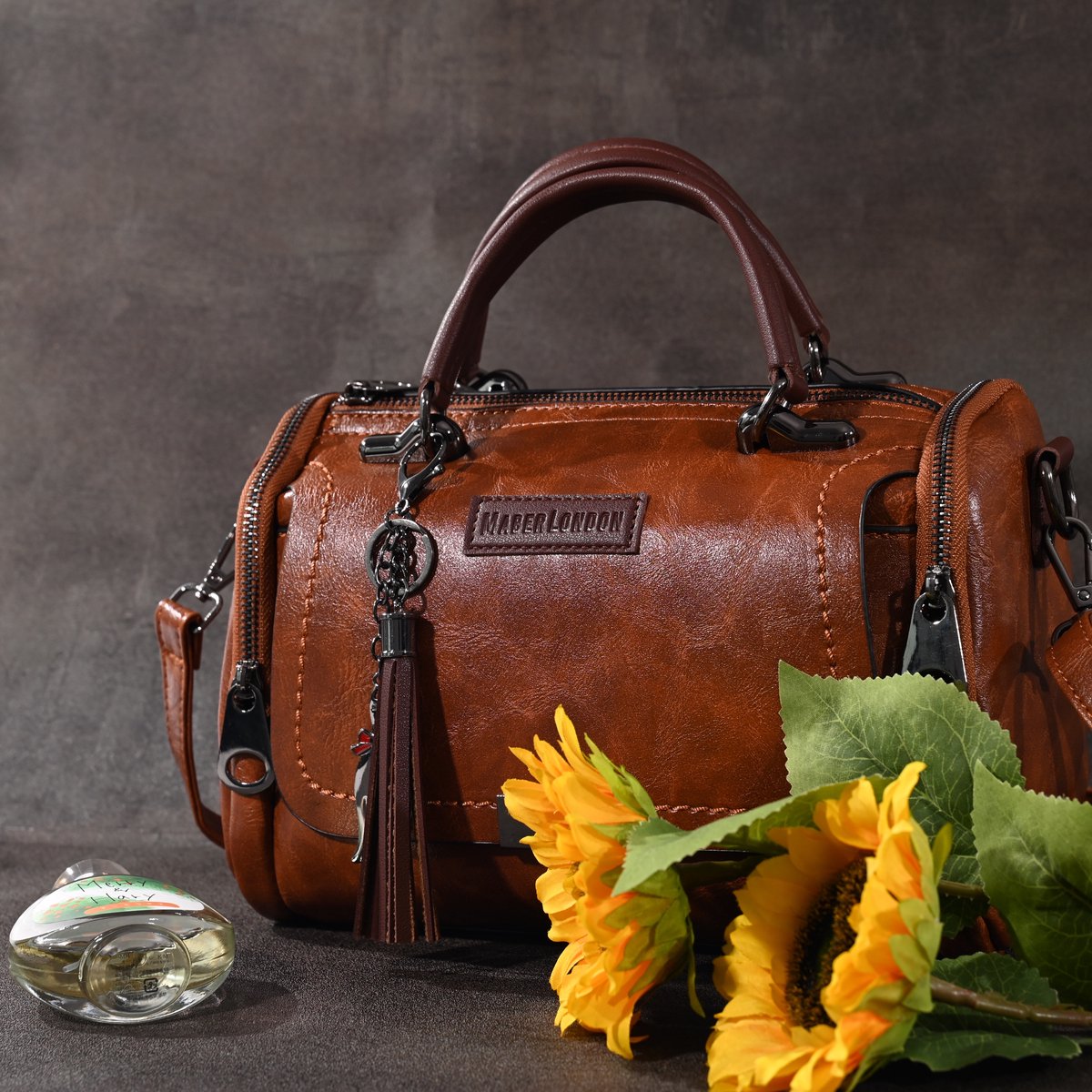 MaberLondon® Dames tas- Schoudertas designer handtas Zacht PU-leer crossbodytas op Prijzenvolger.com