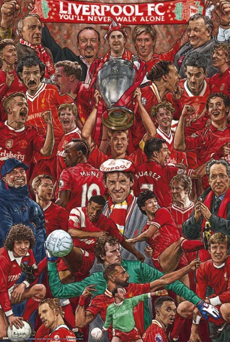 Grupo Erik Poster Liverpool Legends 61x91,5cm Divers