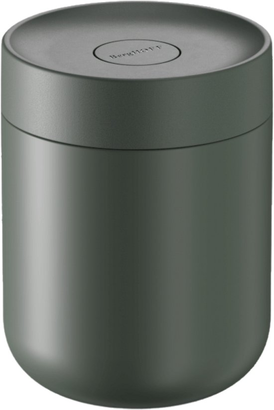 BergHOFF Home Nommie – Boîte à lunch Thermos 0 l – Boîte Thermos étanche – Garde au chaud ou au froid pendant 6 heures – Isolation double paroi – Récipient alimentaire étanche – Acier inoxydable – Passe au lave-vaisselle – Kaki