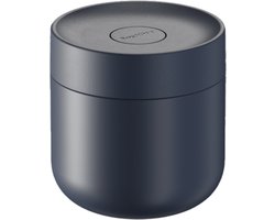 BergHOFF Home Nommie – Thermos Lunchbox - Food Jar 0.35L – Lekvrije Yoghurtbeker To Go – Isoleerbeker voor Soep - Dubbelwandige Isolatie - RVS Thermische Voedselcontainer – Houdt 6u Warm/Koud – Navy