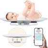 Gatson Babyweegschaal - Met App - Tot 30kg - Inclusief Meetlint - Dierenweegschaal - Weegschaal baby - Babyshower