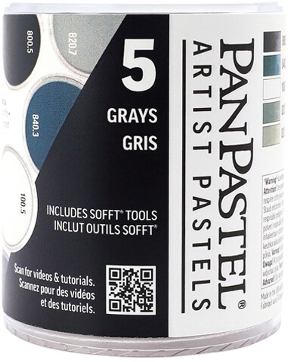 PanPastel Grays Set 5 Pans
