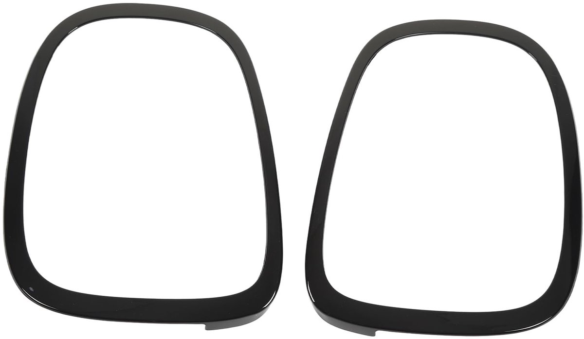 Tail Light Trim Ring, 2 Pieces Left And Right Tail Light Ring Trim 63217351432 ABS Tail Light Surround Trim For F55 F56 F57(Black)