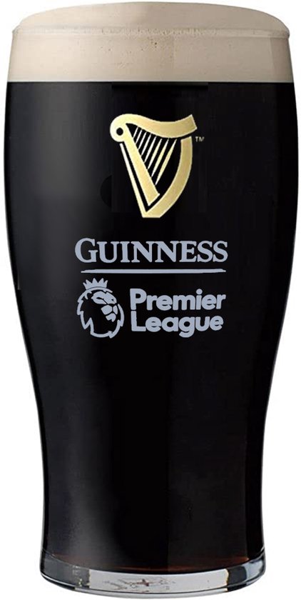 Guinness Imperial Stout Bierglas - Limited Edition - Premier League - Special Box