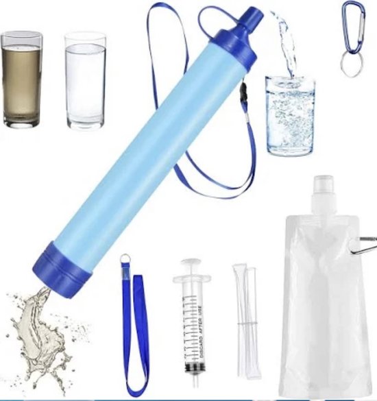 Luxe noodpakket met kookstel, waterfilter, wereldradio