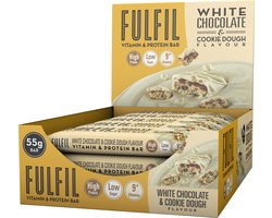 Fulfil Nutrition Vitamin & Protein Bars - Witte Chocolate Cookie Dough - 15 eiwitrepen