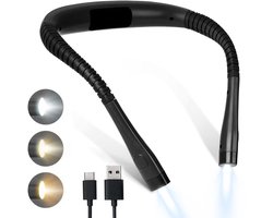 Nekleeslamp - Neklamp - Leeslampjes - Neklampje voor Haakwerk - Nek Leeslamp - Leeslampje voor Boek - LED Leeslampje - Neklamp voor Boek en Handwerken - USB Oplaadbaar Nekleeslamp - Neklamp - Leeslampjes - Neklampje voor Haakwerk - Nek Leeslamp - Leeslampje voor Boek - LED Leeslampje - Neklamp voor Boek en Handwerken - USB Oplaadbaar