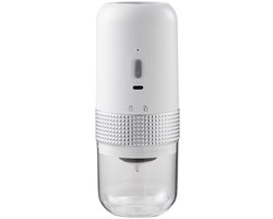 Koffiebonen Maler - Elektrische koffiemolen - koffiemolen met één druk op de knop - voor kamperen keuken reizen - wit