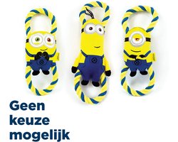 Minions pluche bob / stuart / kevin aan flostouw 28 cm