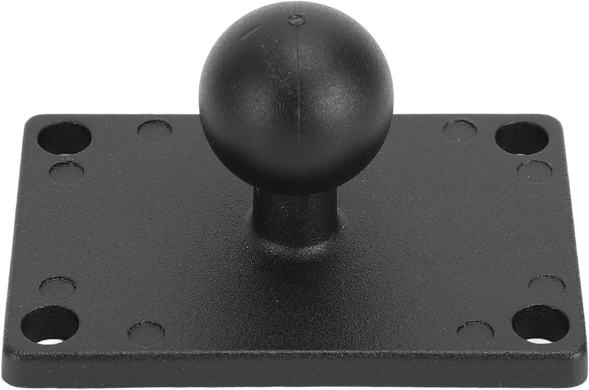 Basismontage 1 Inch Kogelmontagebasis van Aluminiumlegering Universele Kogelbasis met Vierkante Plaat en RAM-montages B-maat Kogelarmen