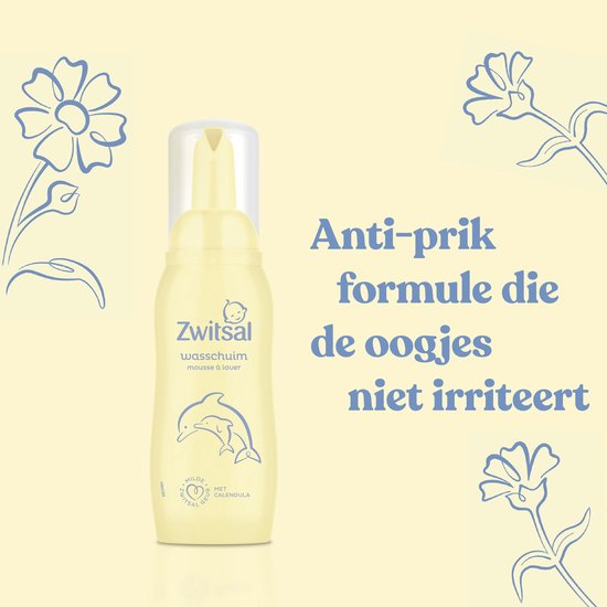 Zwitsal Wasschuim - Baby - verzorging die helpt de natuurlijke huidbarrière te beschermen - 6 x 200 ml van Merkloos — afbeelding 3