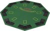 Afbeelding van het spelletje vidaXL Poker tafelblad voor 8 spelers 2-voudig inklapbaar groen