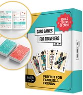 Card Games for Travelers – Engels Kaartspel voor Reizigers met 30 kaartspellen – Reisspel voor Tieners, Jongeren, Volwassenen & Studenten – Inclusief Engels Boek - Leer Engels & Speel Onderweg