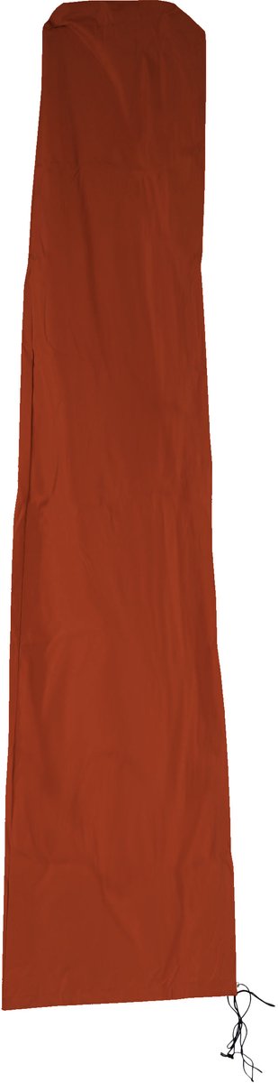 Beschermhoes MCW voor zweefparasol tot 4,3 m (3x3 m), afdekhoes met ritssluiting ~ terracotta