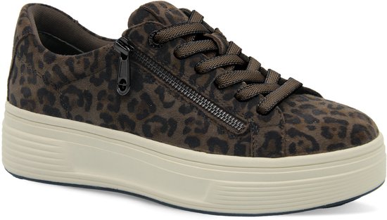 Baskets pour femmes Tamaris Comfort Essentials pour femme - Mocca Leopard