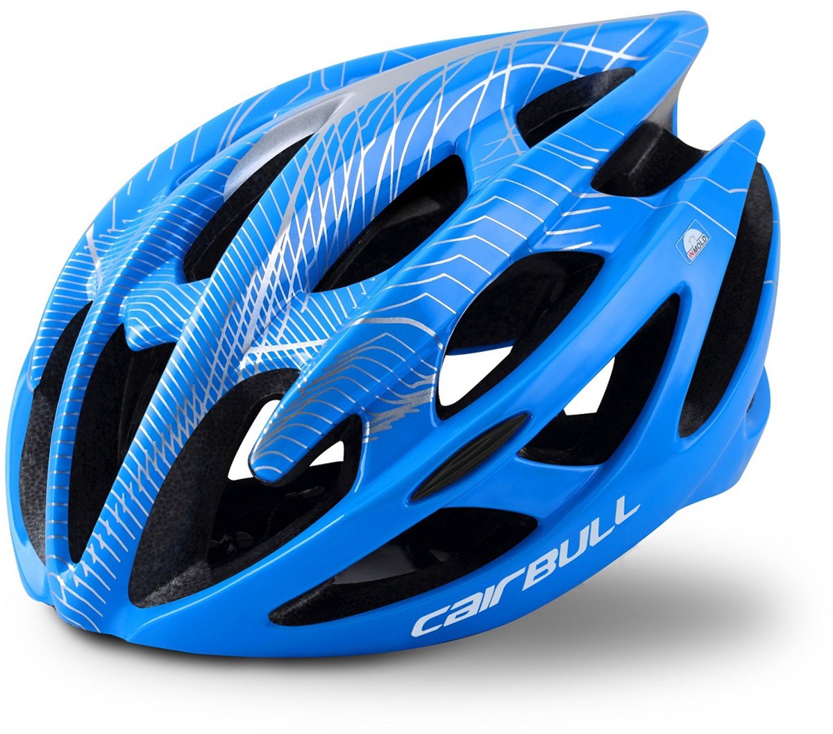 Cycling MTB Helm - Wasbare Padding - Fietshelm Volwassenen: Heren & Dames -BLAUW-S/M(52-58CM)
